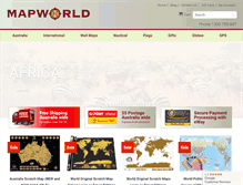 Tablet Screenshot of mapworld.com.au