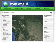 Tablet Screenshot of mapworld.ca