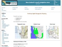 Tablet Screenshot of mapworld.co.nz